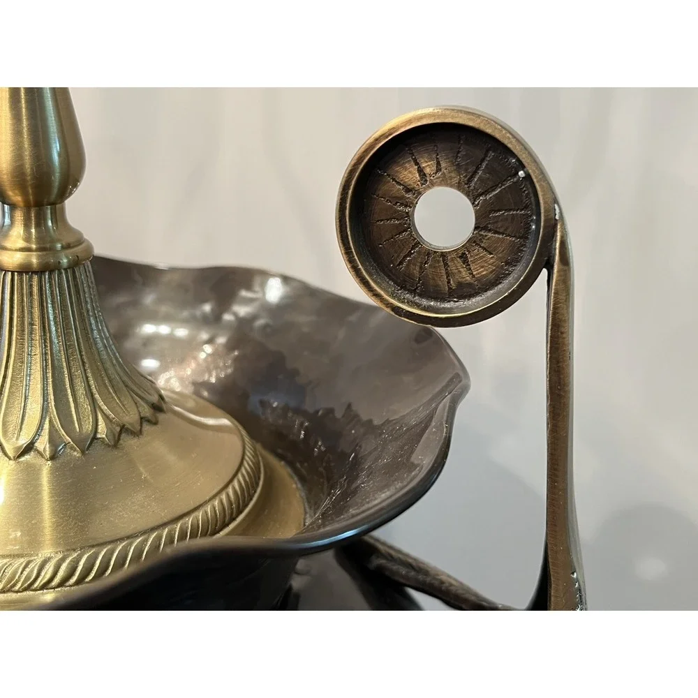 Stunning Vintage Wildwood Urn Large Metal Table Lamp 35.5